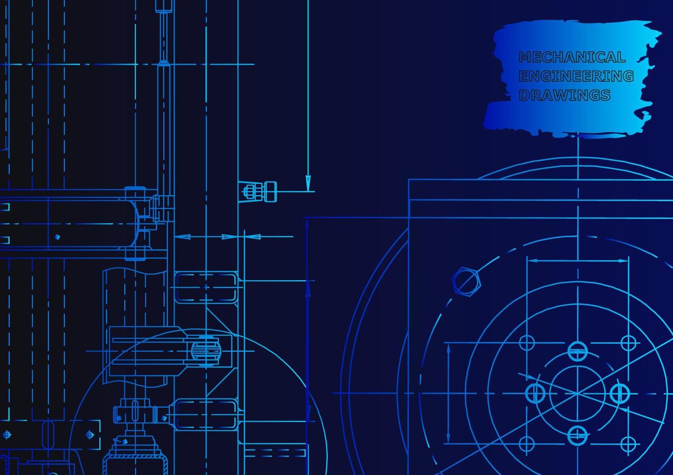 indústria de construção de máquinas. sistemas de design auxiliado por computador vetor