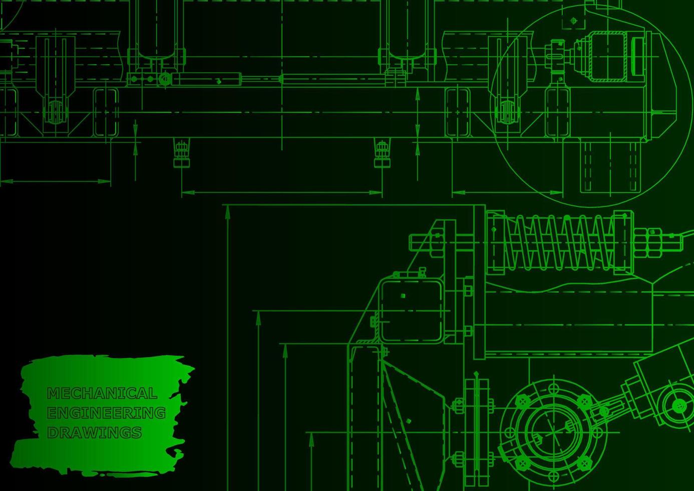 indústria de construção de máquinas. sistemas de design auxiliado por computador vetor