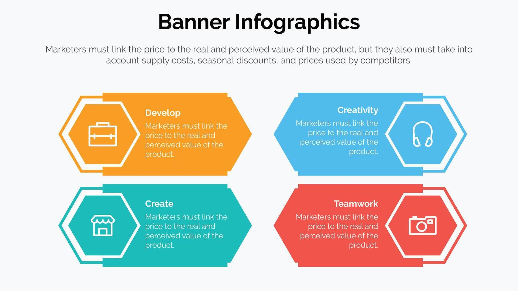 modelo de design de infográfico de negócios com 4 opções, etapas ou processos. pode ser usado para layout de fluxo de trabalho, diagrama, relatório anual, web design vetor