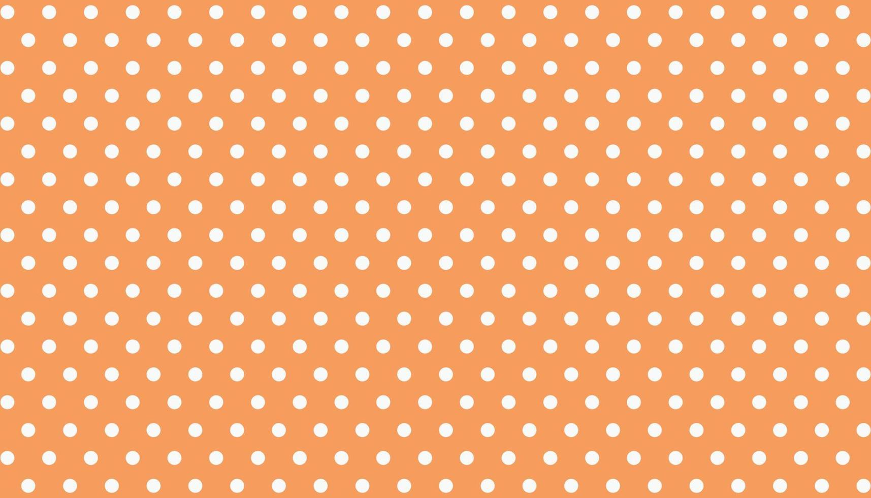 padrão sem emenda de bolinhas laranja retrô elegante fundo vetor