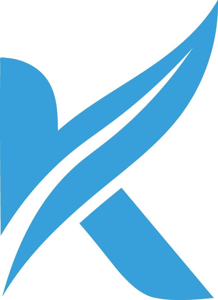criativo k logotipo modelo dentro uma moderno minimalista estilo vetor