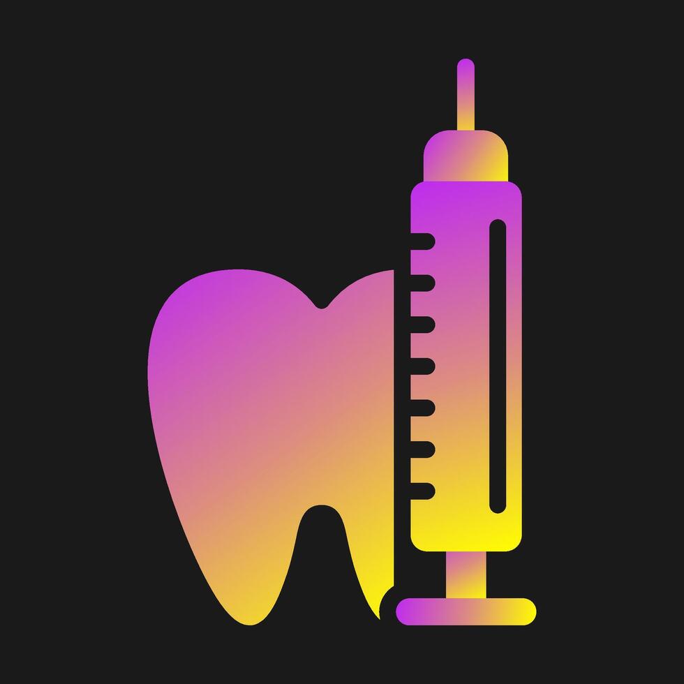 ícone de vetor de dentes