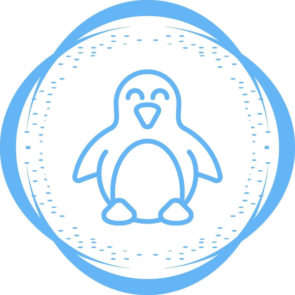 ícone de vetor de pinguim