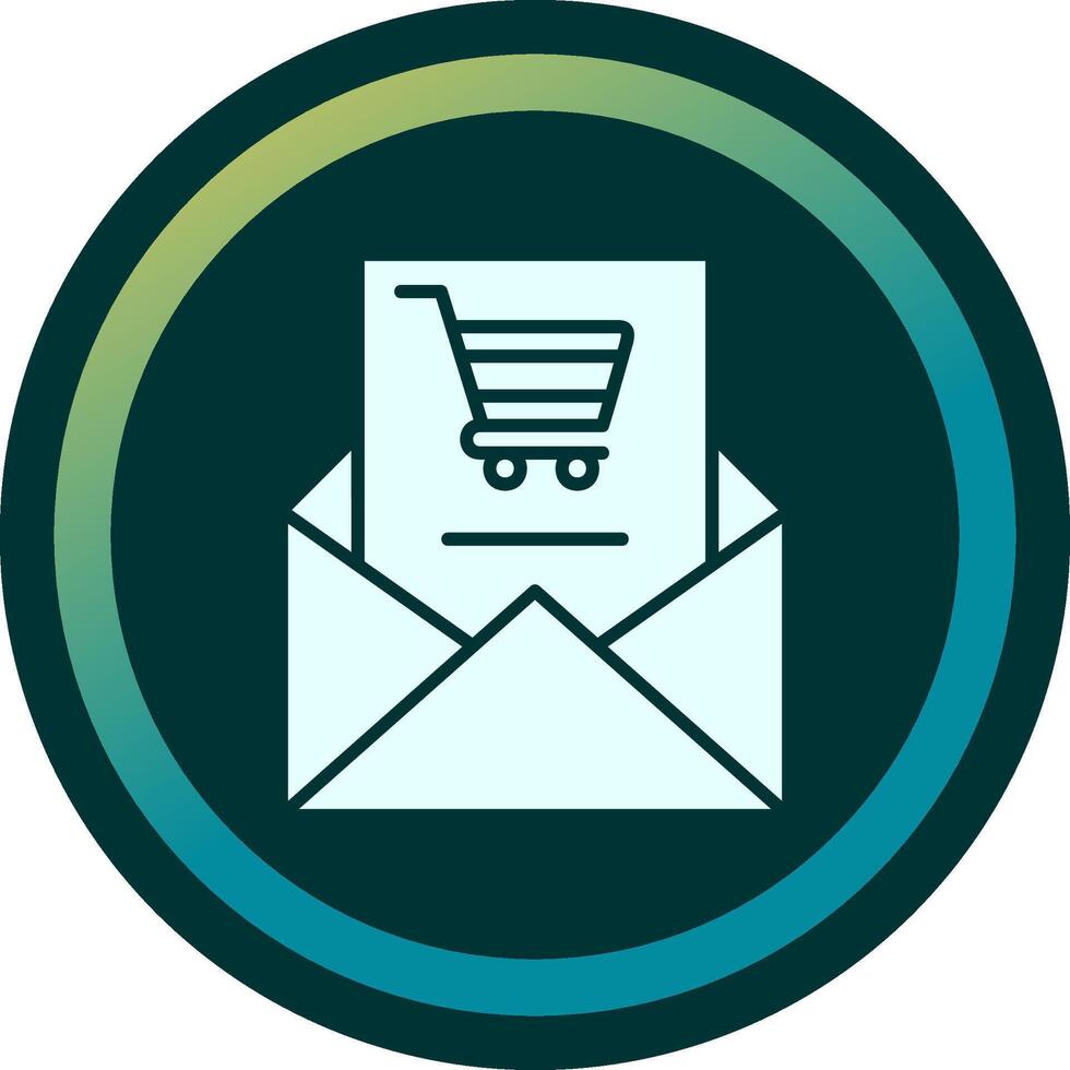 compras o email vetor ícone