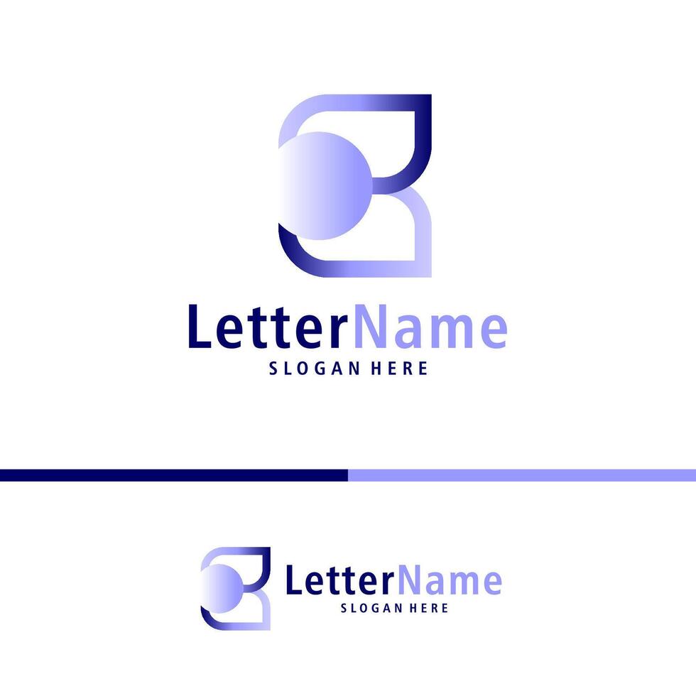 moderno carta b logotipo Projeto vetor. criativo b logotipo conceitos modelo vetor