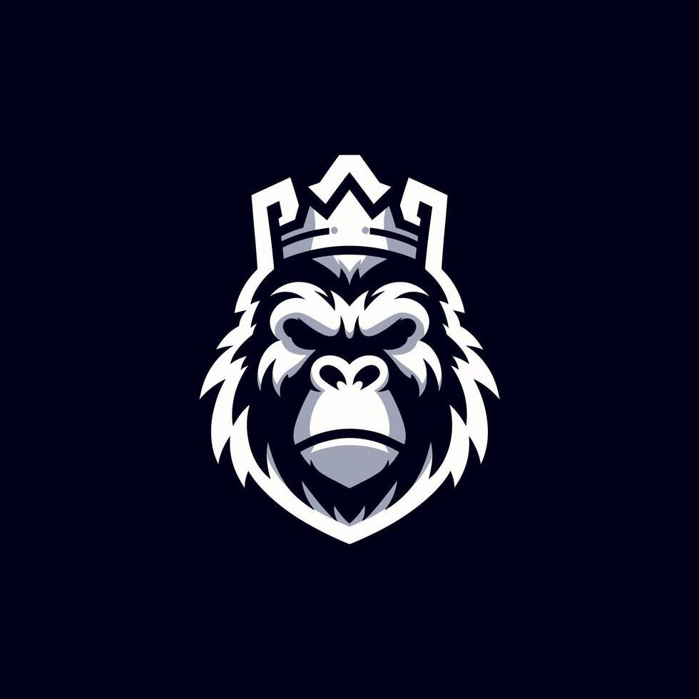 moderno, legal gorila esport logotipo Projeto vetor