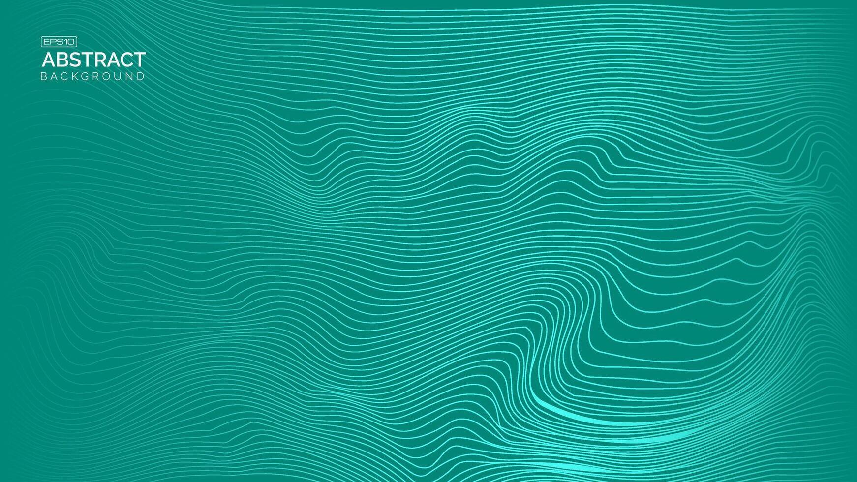 abstrato ondulado linha fundo Projeto vetor