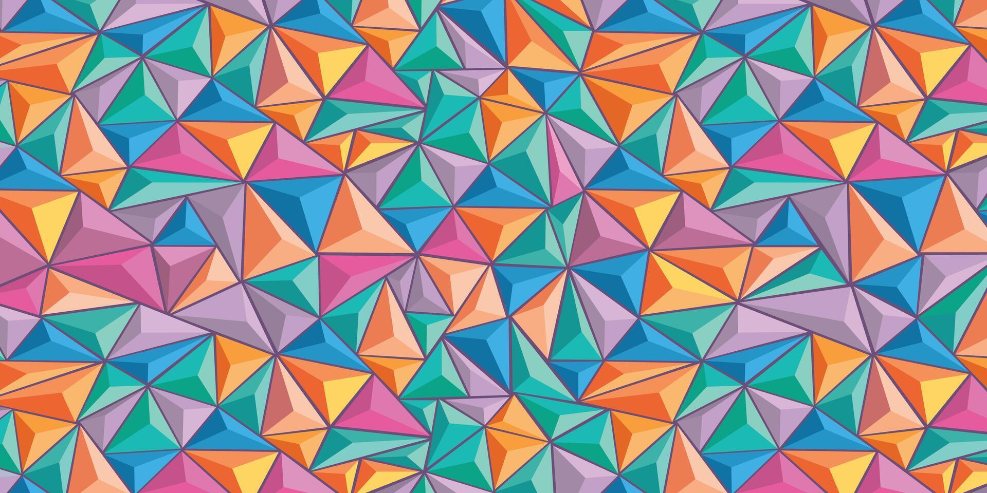 triangular padronizar formas vetor ilustração para fundo Projeto.