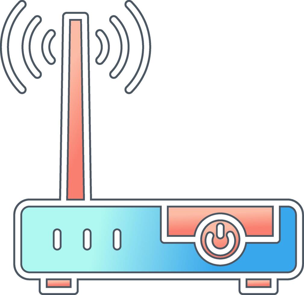 ícone de vetor de dispositivo roteador