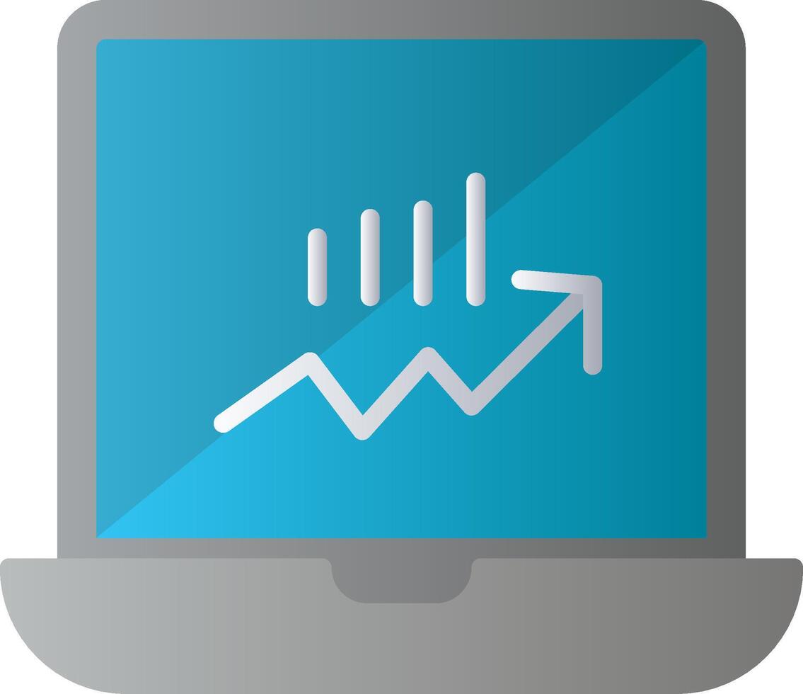 ações monitoramento vetor ícone