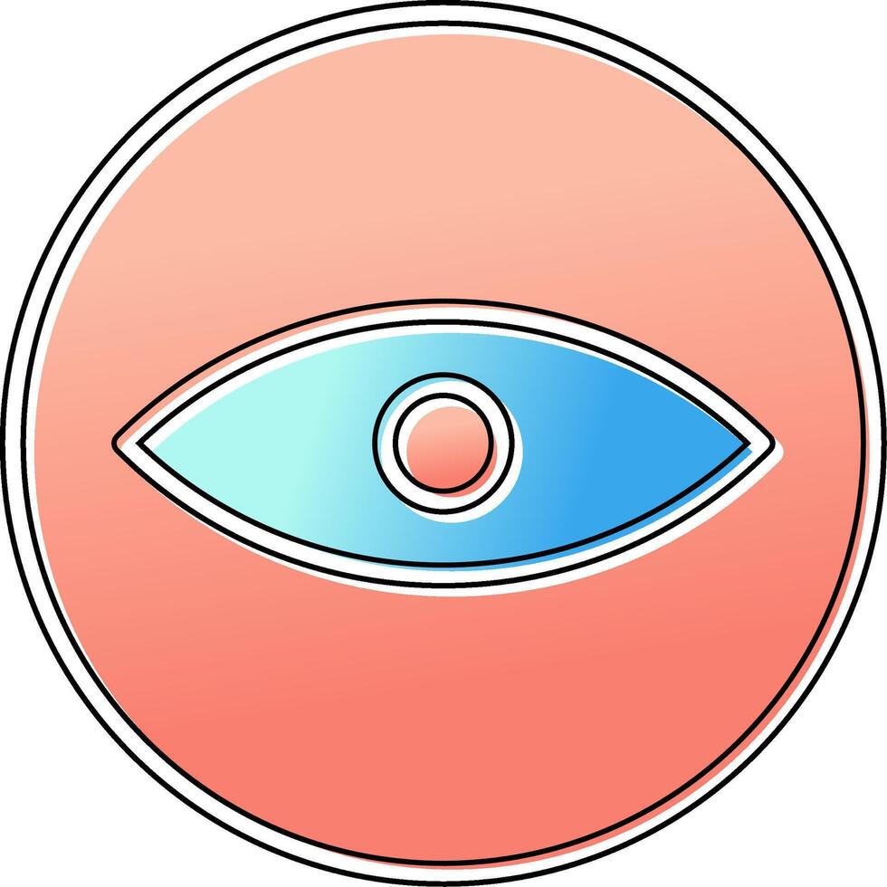 ícone de vetor de olho