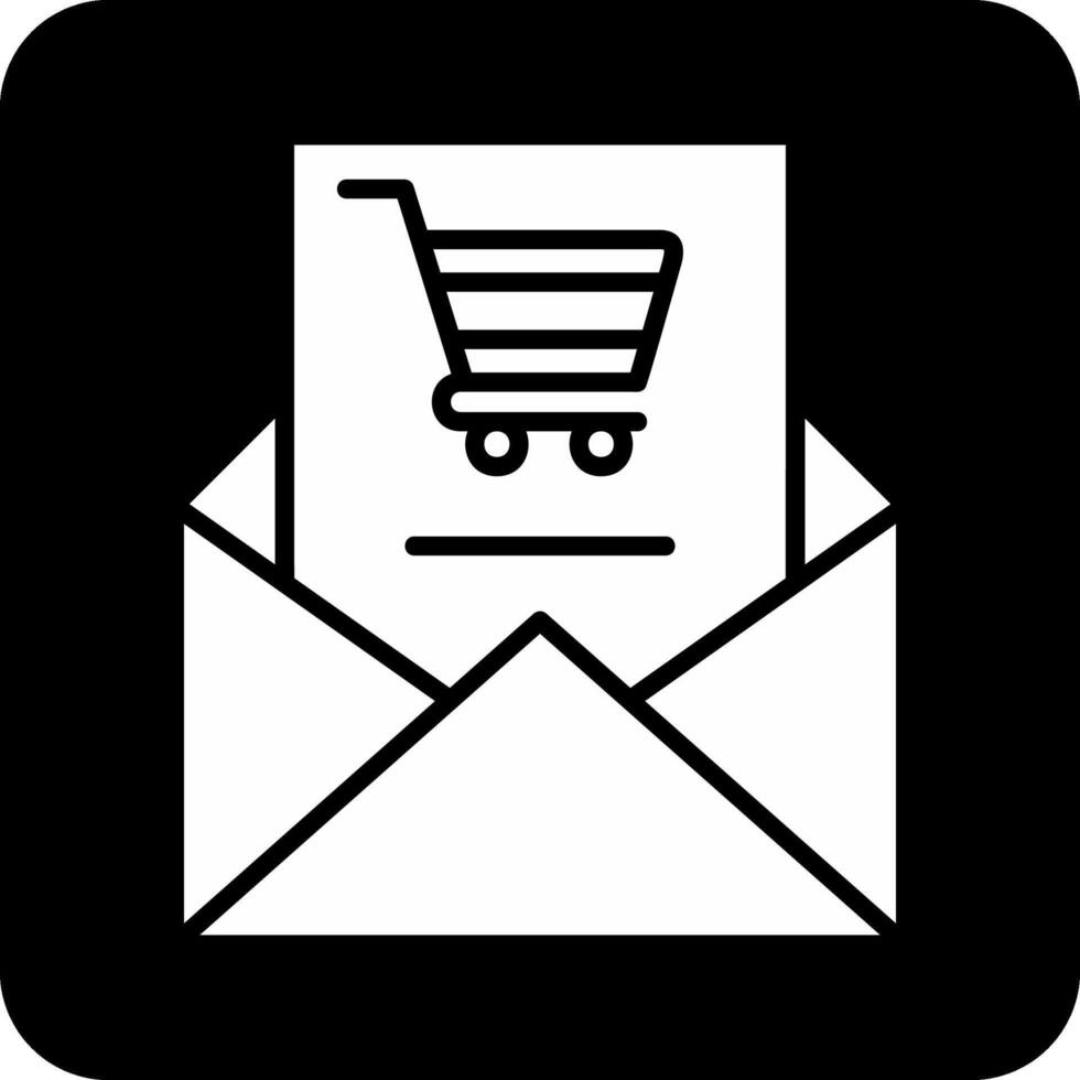 compras o email vetor ícone