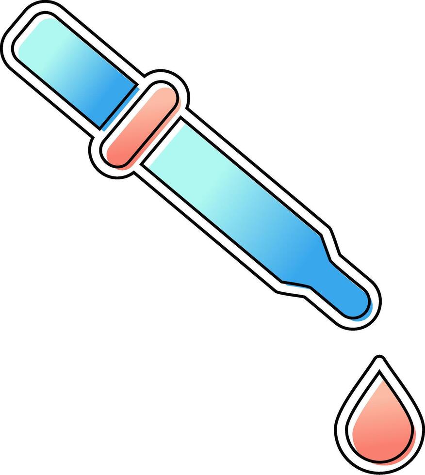 remédio conta-gotas vetor ícone