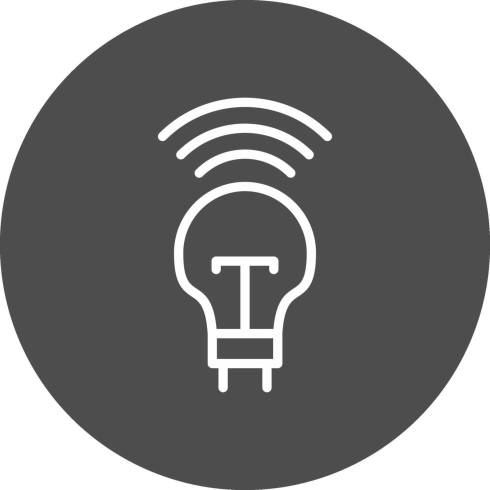 inteligente lâmpada criativo ícone Projeto vetor