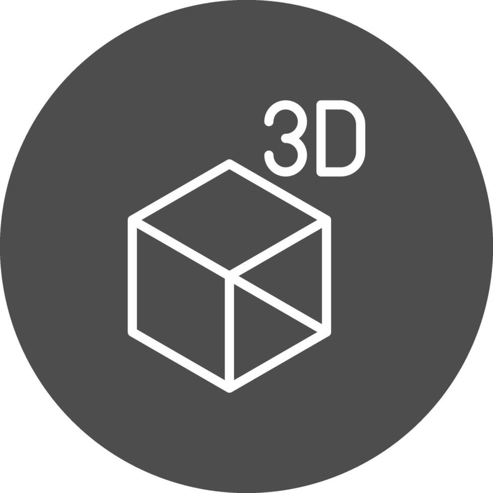 3d objeto criativo ícone Projeto vetor