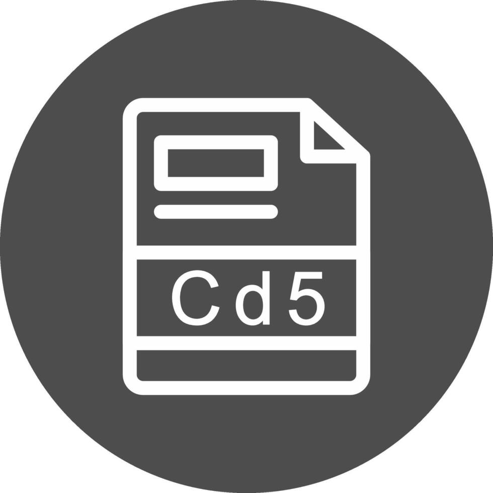 cd5 criativo ícone Projeto vetor
