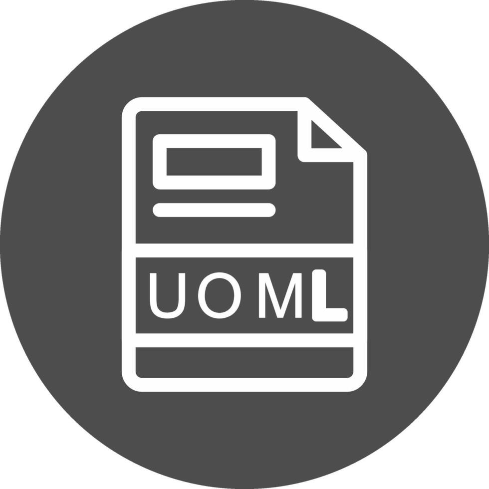 uoml criativo ícone Projeto vetor