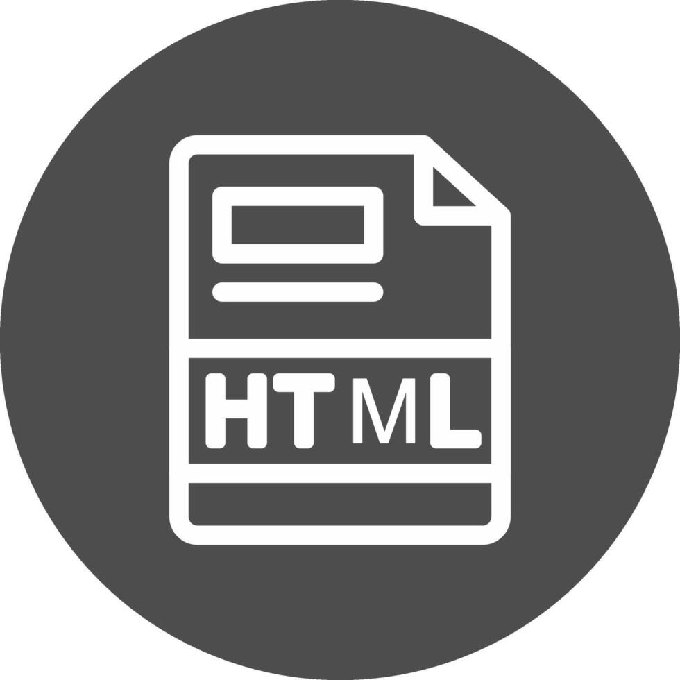 html criativo ícone Projeto vetor