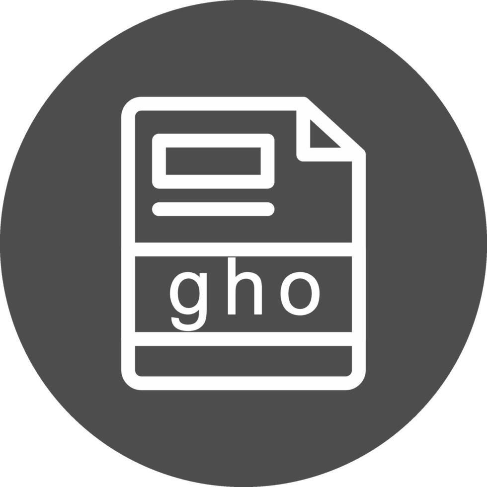 gho criativo ícone Projeto vetor