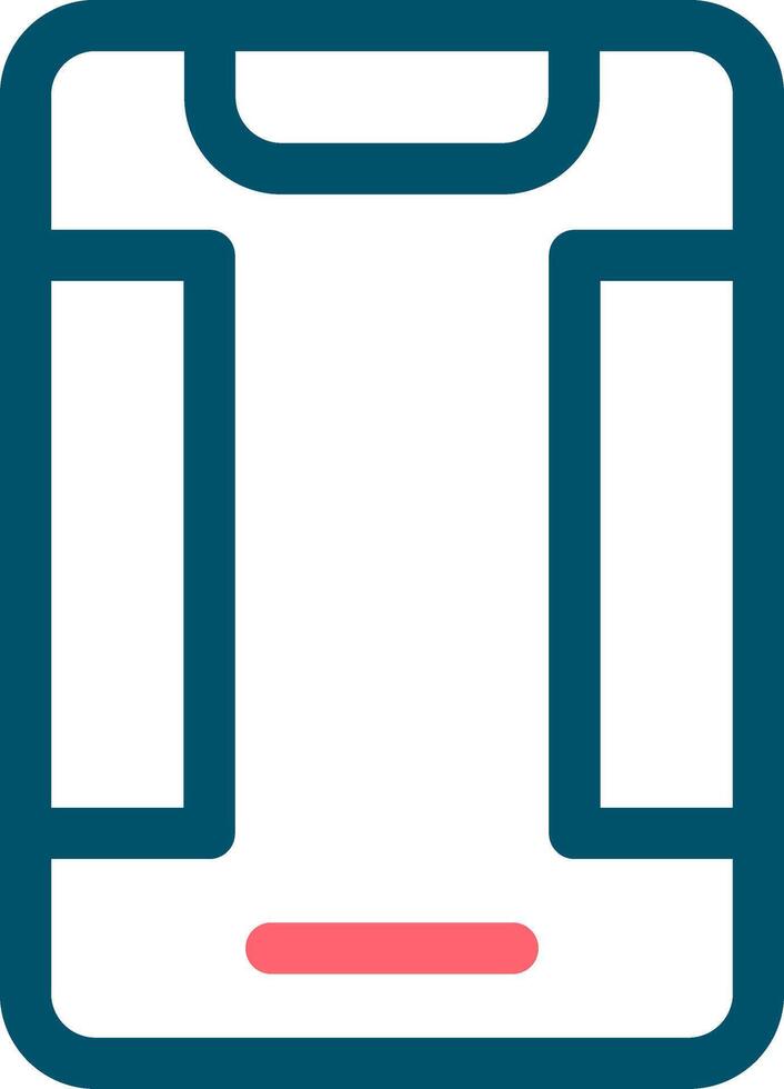 design de ícone criativo de caixa de telefone vetor