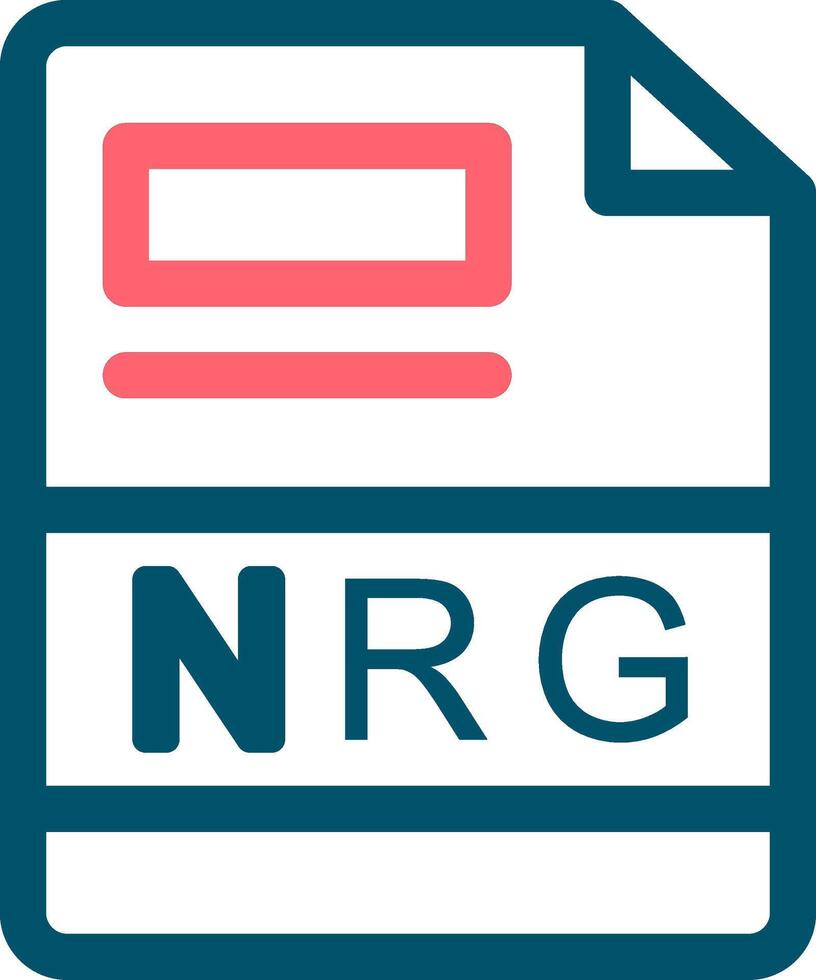 nrg criativo ícone Projeto vetor