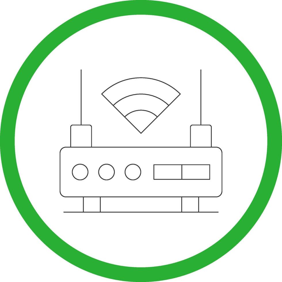 design de ícone criativo wi-fi vetor