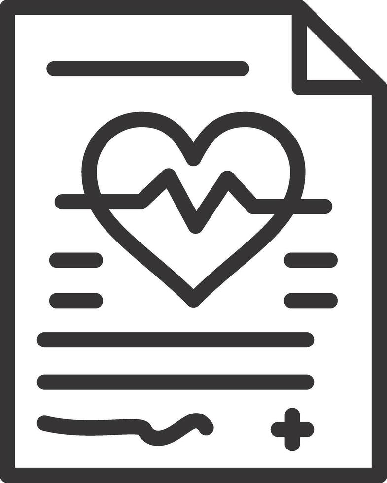 design de ícone criativo de seguro de saúde vetor