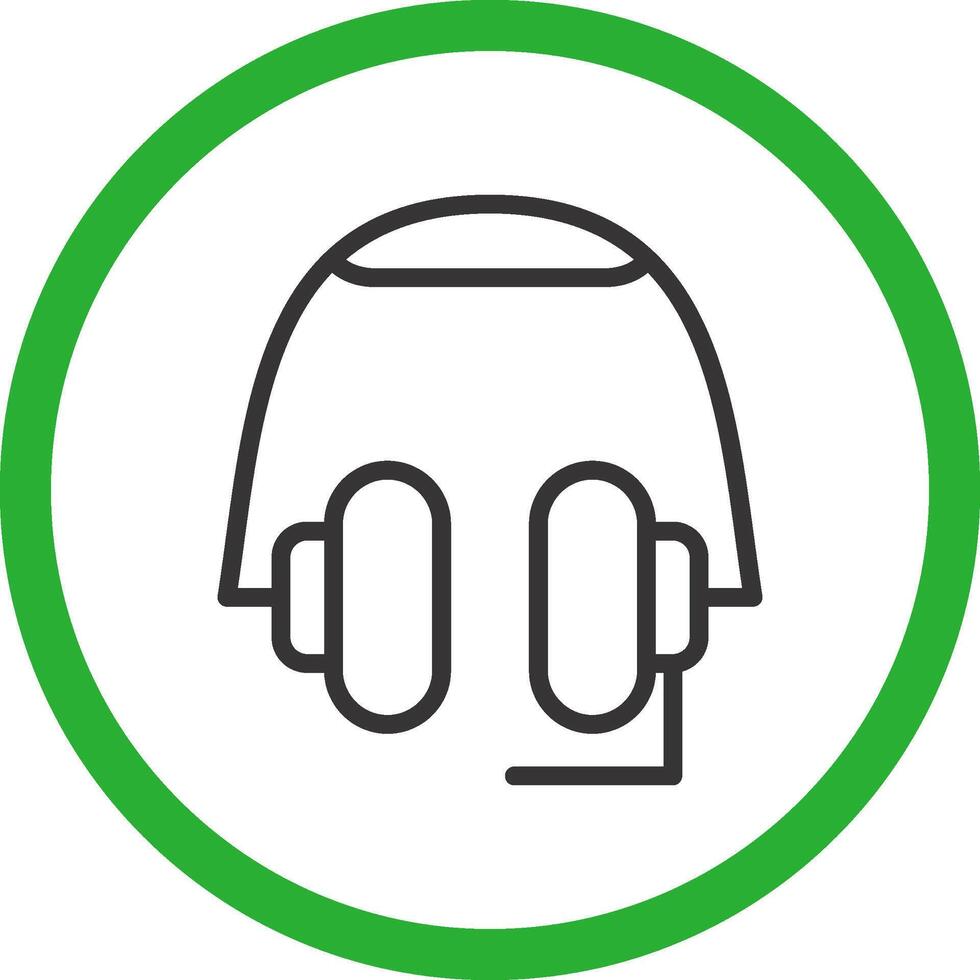 fones de ouvido criativo ícone Projeto vetor