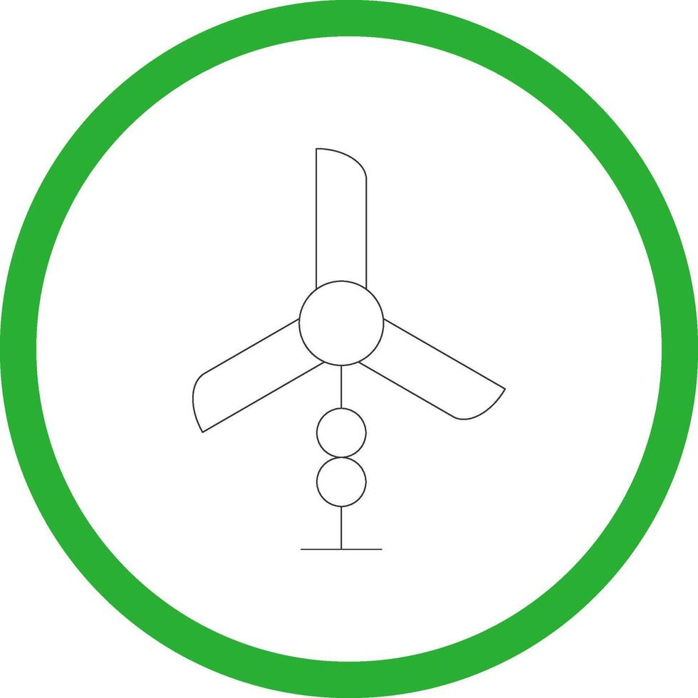 vento turbina criativo ícone Projeto vetor