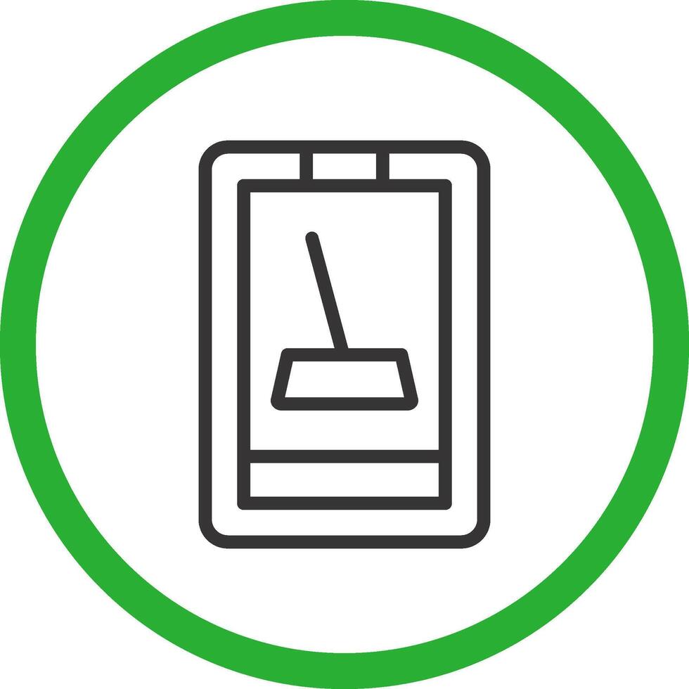 limpador Móvel aplicativo criativo ícone Projeto vetor