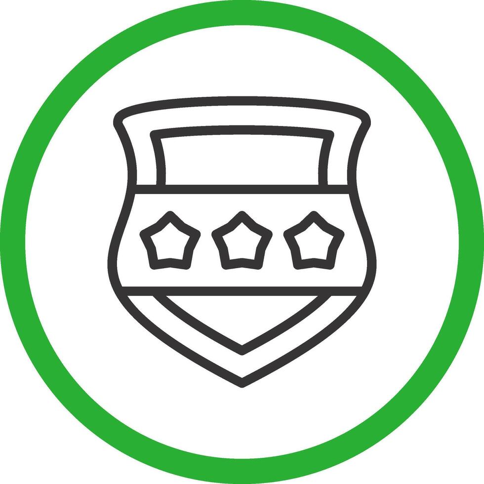 polícia escudo criativo ícone Projeto vetor