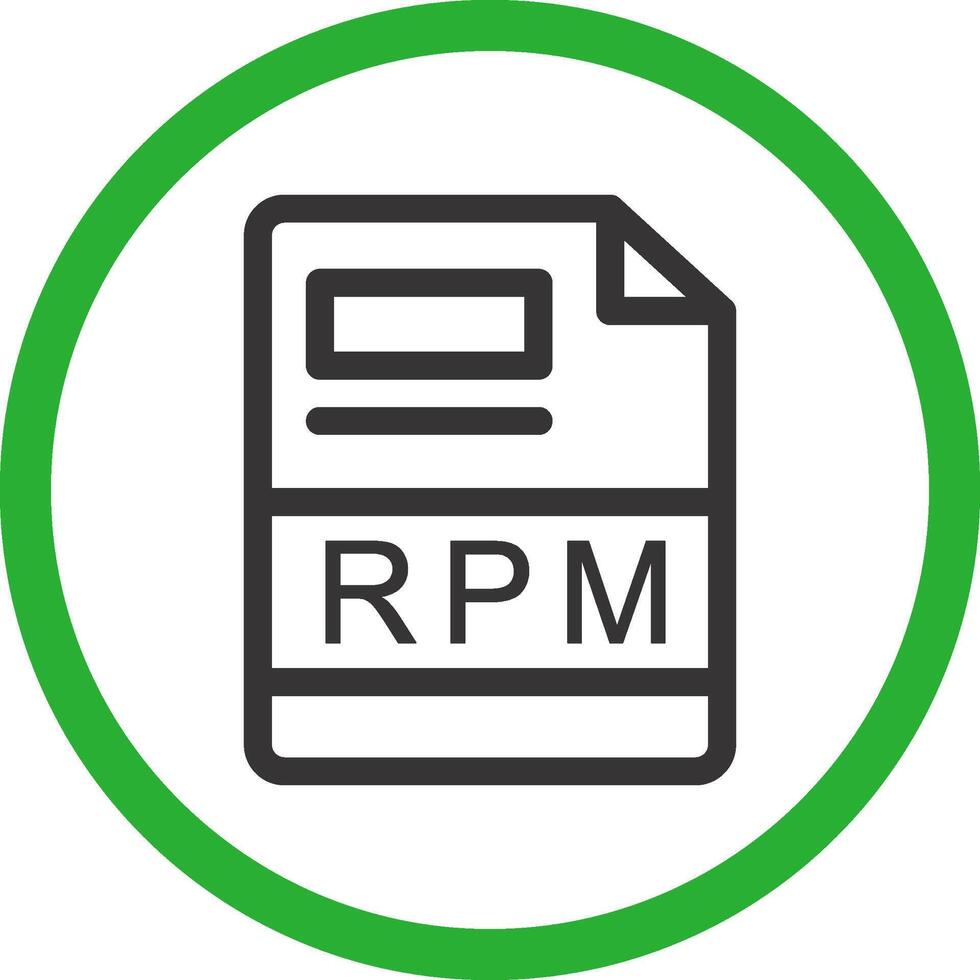 rpm criativo ícone Projeto vetor