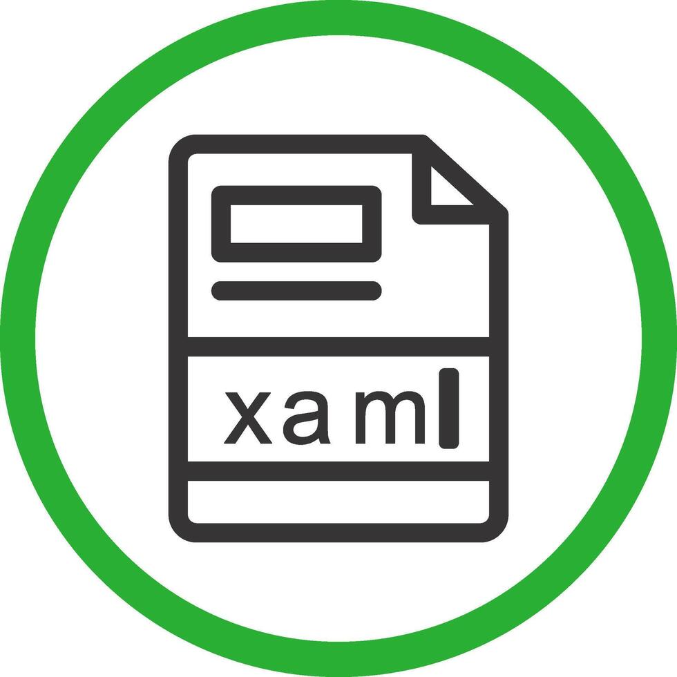 xaml criativo ícone Projeto vetor