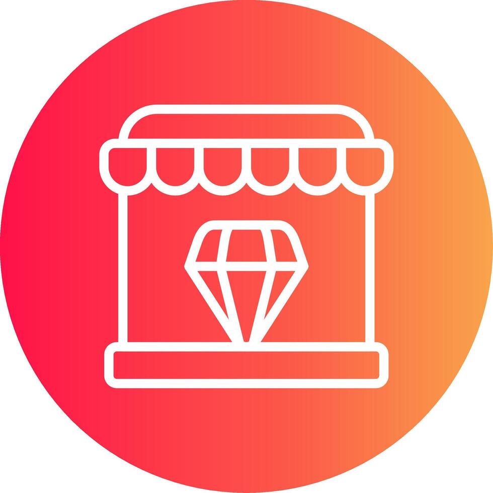 diamante fazer compras criativo ícone Projeto vetor