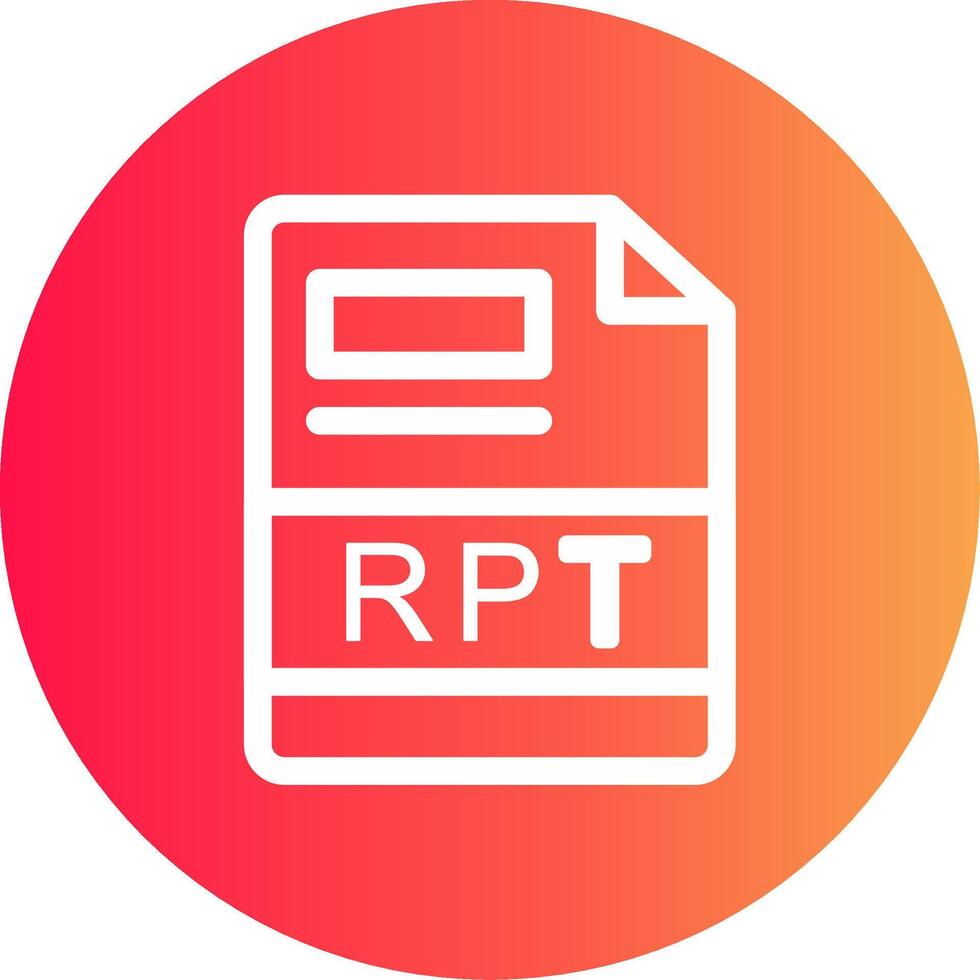 rpt criativo ícone Projeto vetor