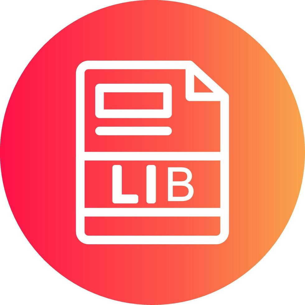 lib criativo ícone Projeto vetor