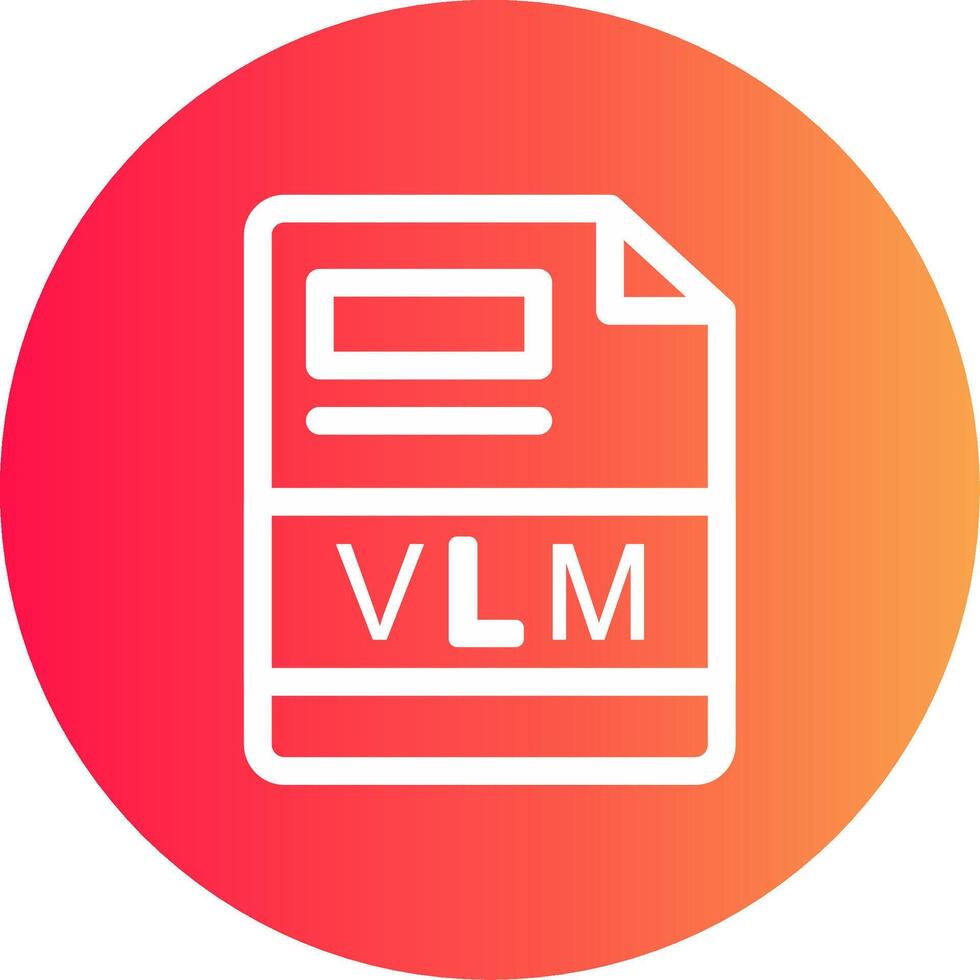 vlm criativo ícone Projeto vetor