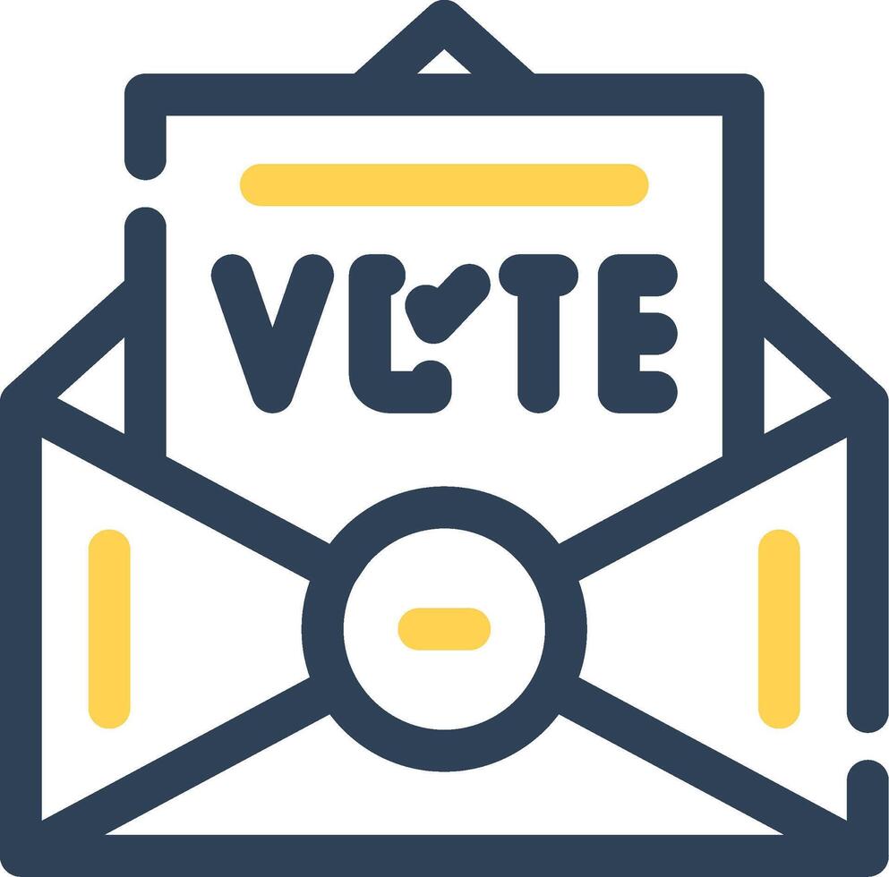 votar design de ícone criativo vetor