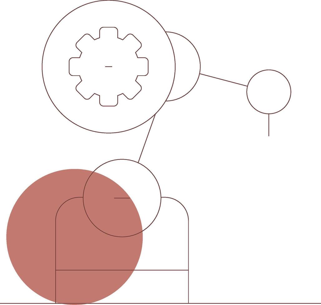 máquinas manutenção criativo ícone Projeto vetor