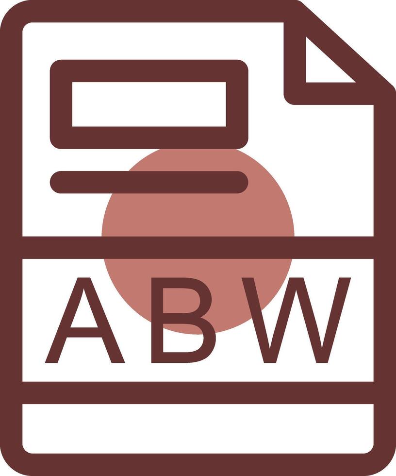 abw criativo ícone Projeto vetor