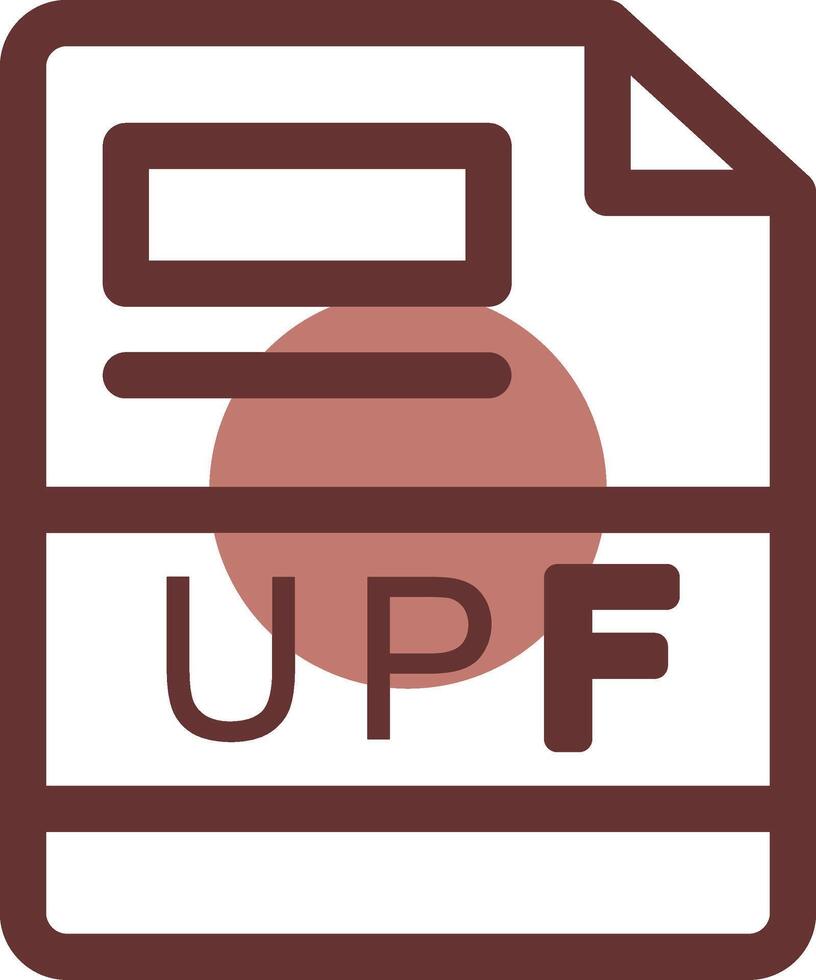 upf criativo ícone Projeto vetor