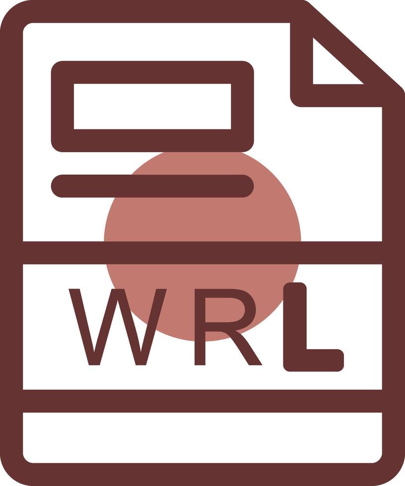 wrl criativo ícone Projeto vetor