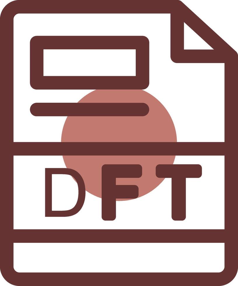 dft criativo ícone Projeto vetor