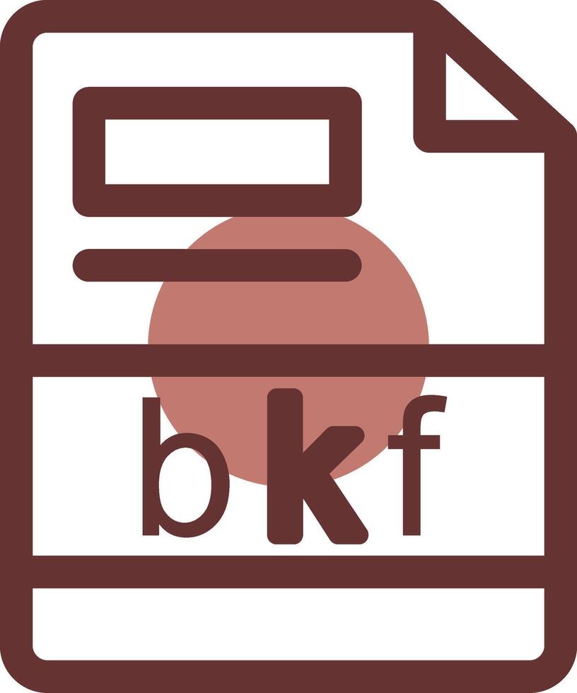 bkf criativo ícone Projeto vetor