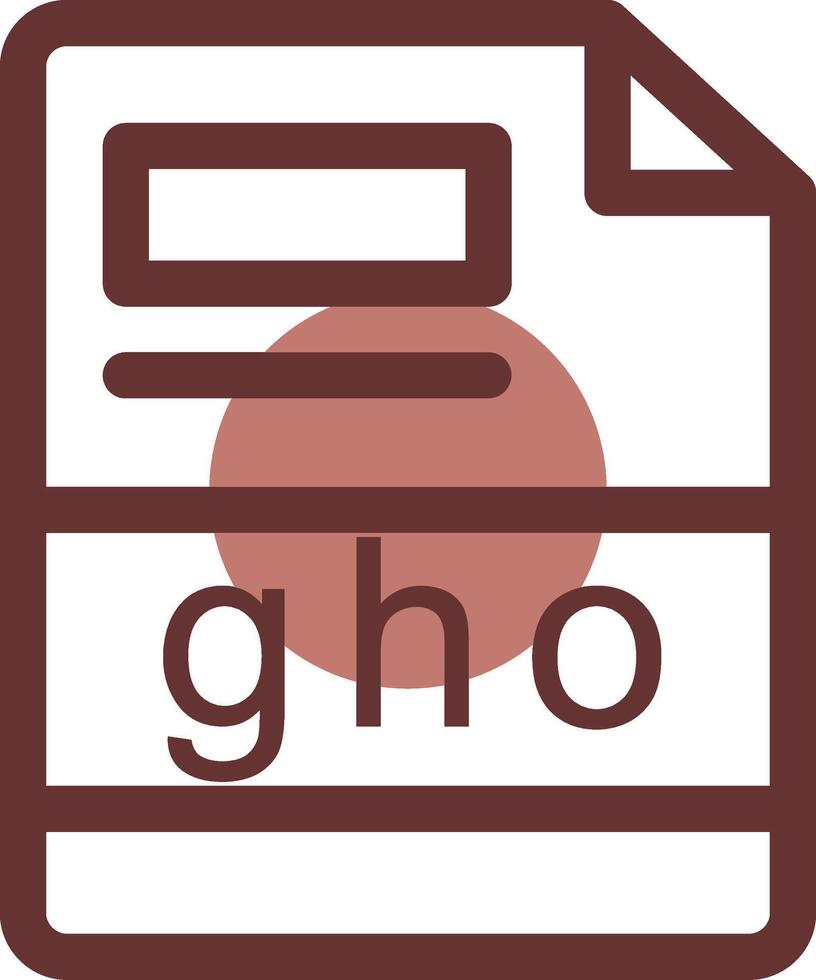 gho criativo ícone Projeto vetor