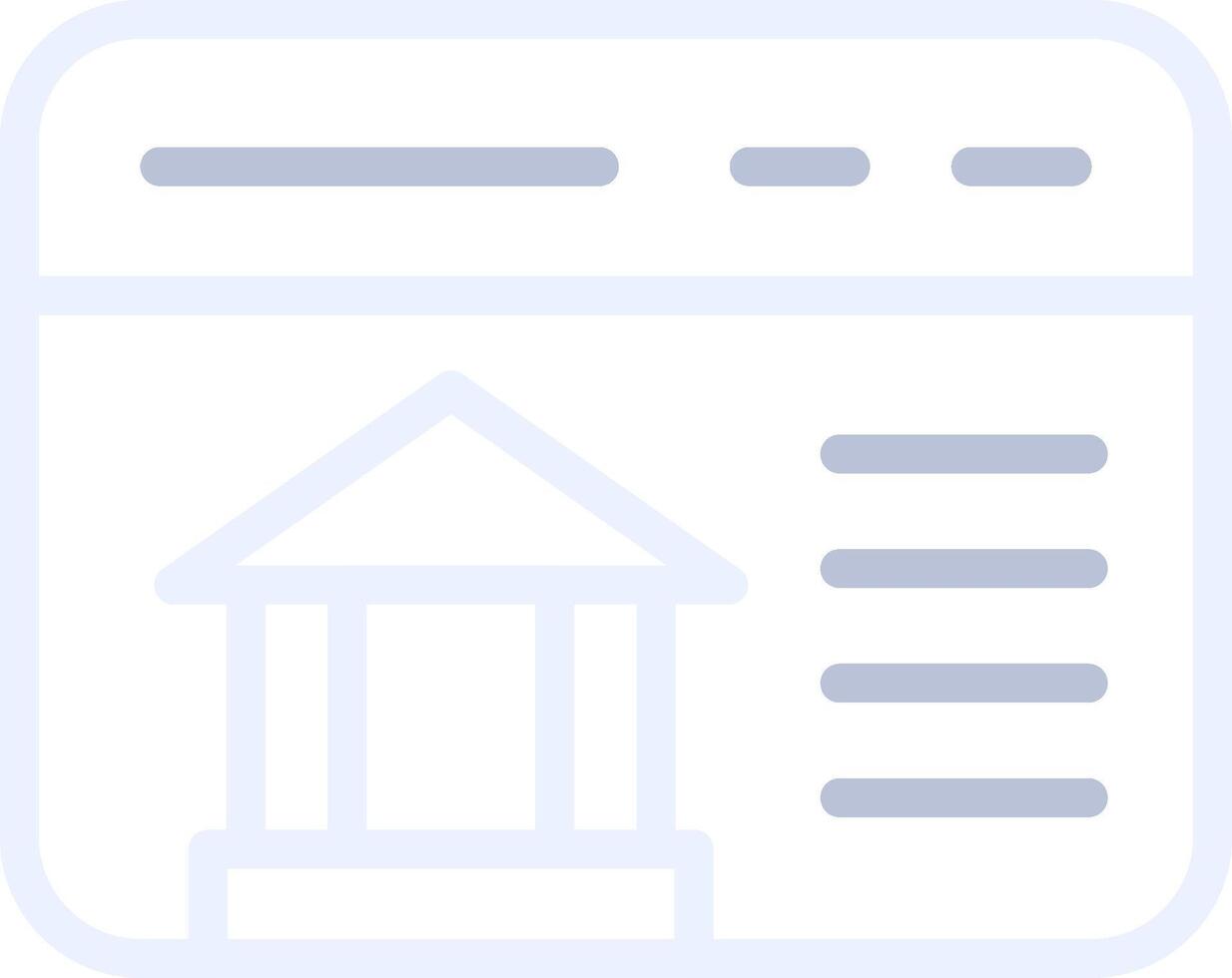 design de ícone criativo de banco on-line vetor