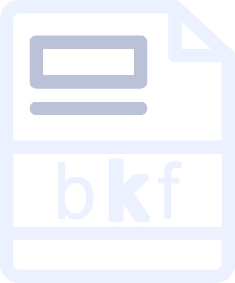 bkf criativo ícone Projeto vetor