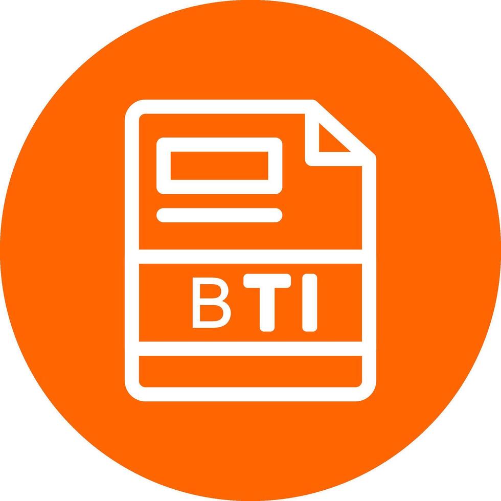 bti criativo ícone Projeto vetor