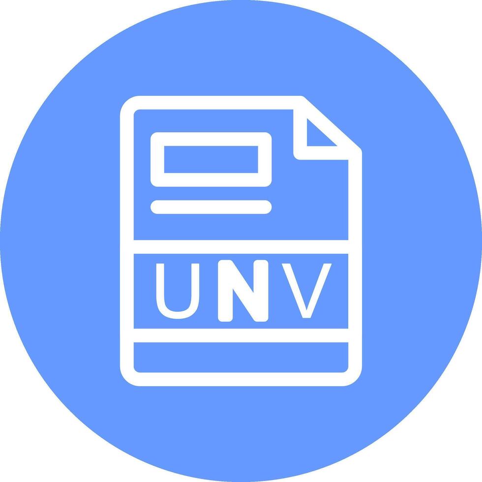 unv criativo ícone Projeto vetor