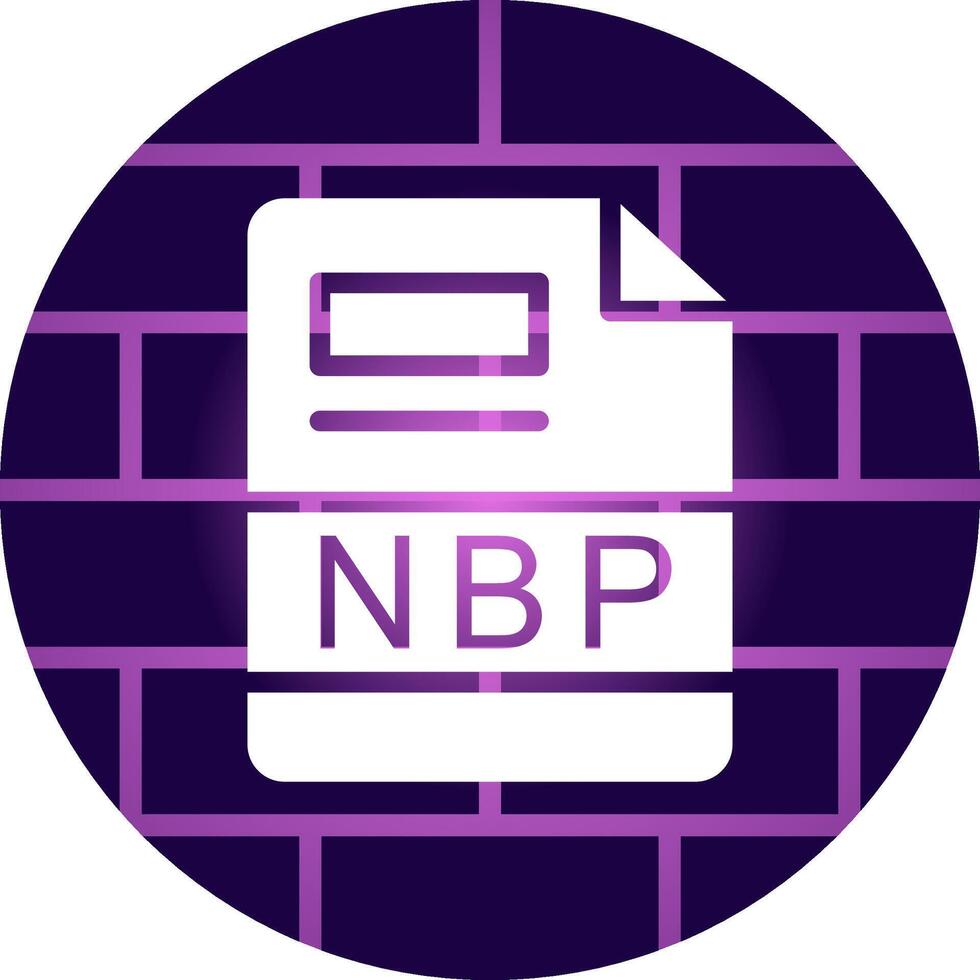 nbp criativo ícone Projeto vetor